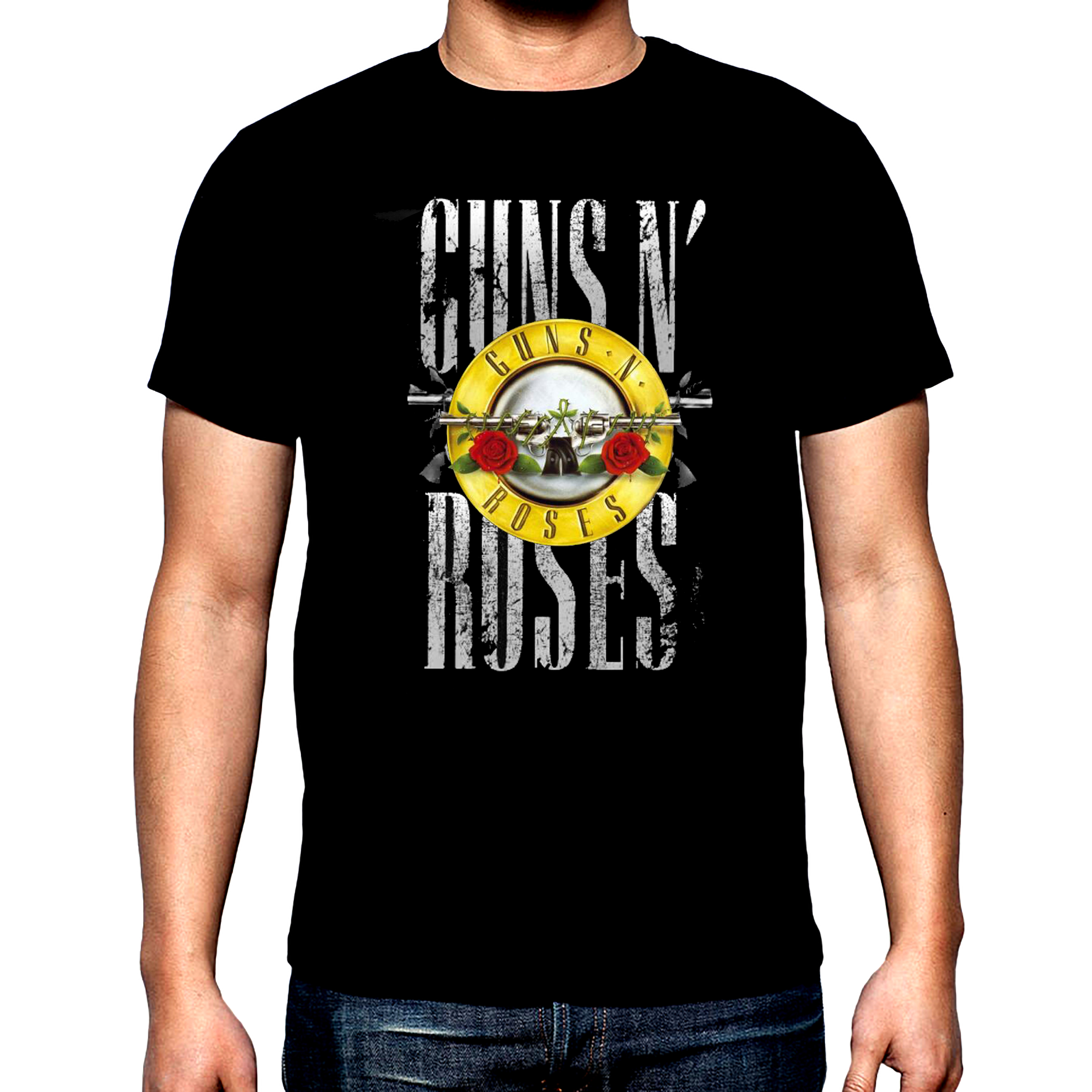 Guns and Roses, 5, мъжка тениска, 100% памук, S до 5XL